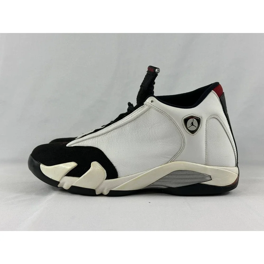 Nike Air Jordan 14 Retro 'Black Toe' 2014 487471-102 Men's Size 13